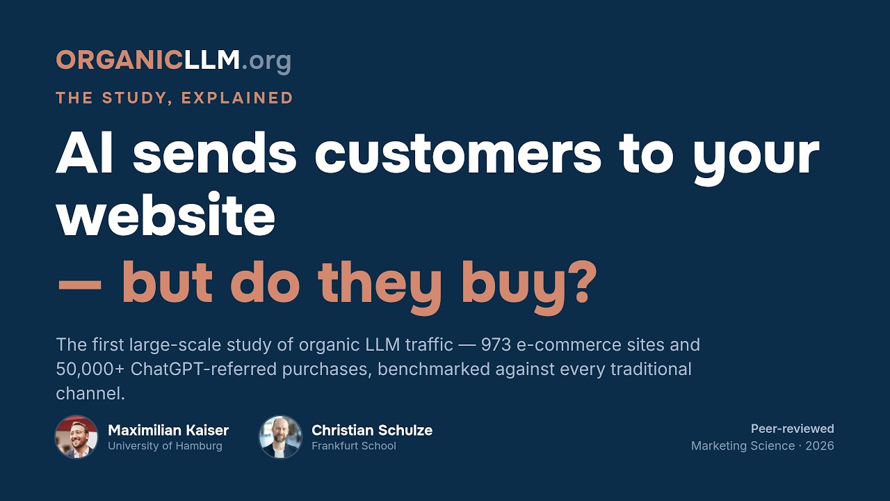 Video — ChatGPT Referrals to E-Commerce Websites, Kaiser & Schulze